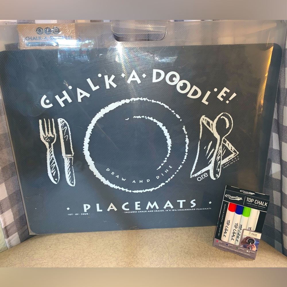 Chalkboard Placemats